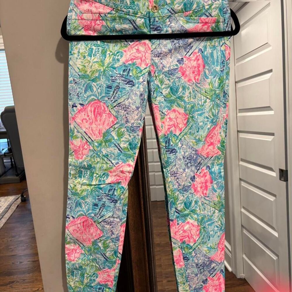 Lilly-pulitzer Women's pants size 0 preppy